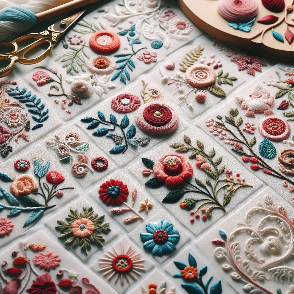 Hand embroidery techniques